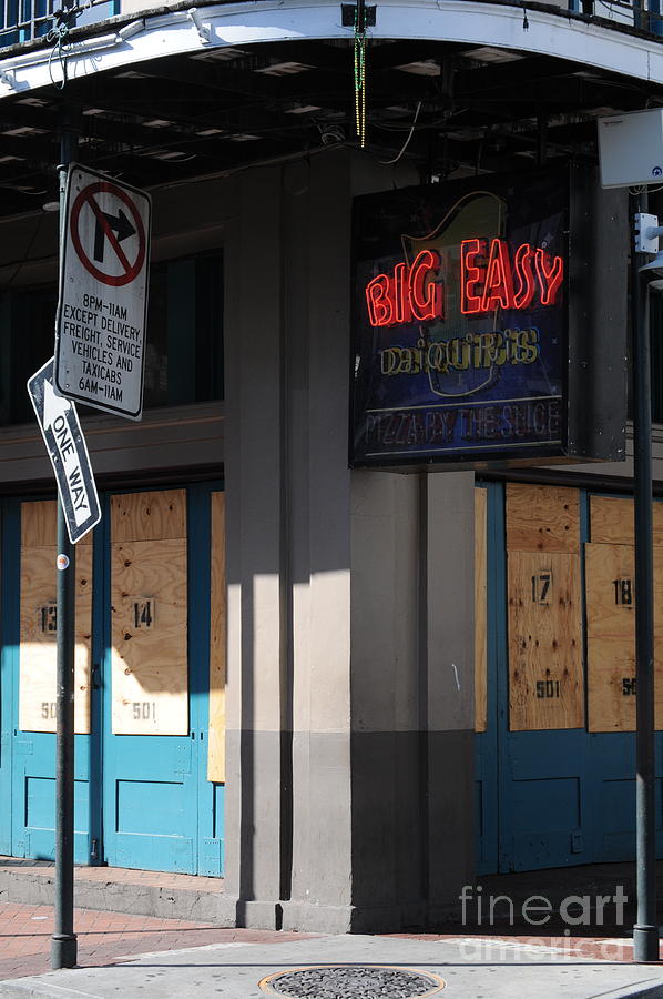 Covid 19 Big Easy Closed For Business In The French Quarter Of New Orleans Louisiana Photograph by Michael Hoard