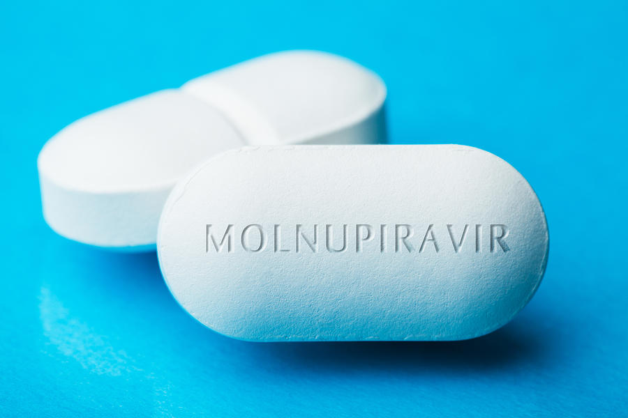 COVID-19 experimental antiviral drug MOLNUPIRAVIR Photograph by Plyushkin COVID-19 experimental antiviral drug MOLNUPIRAVIR Photograph by Plyushkin