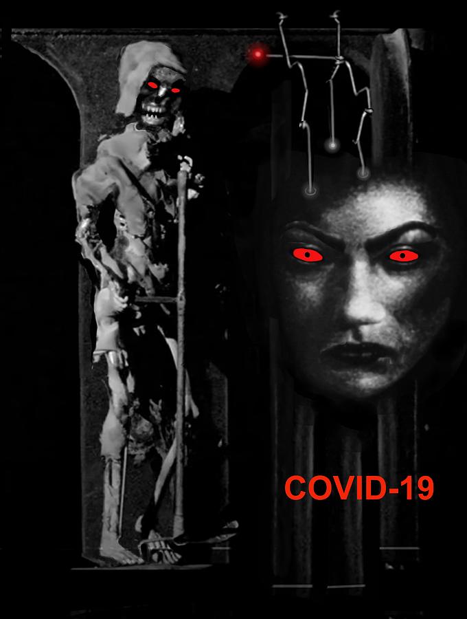 Covid - 19 Mixed Media by Hartmut Jager