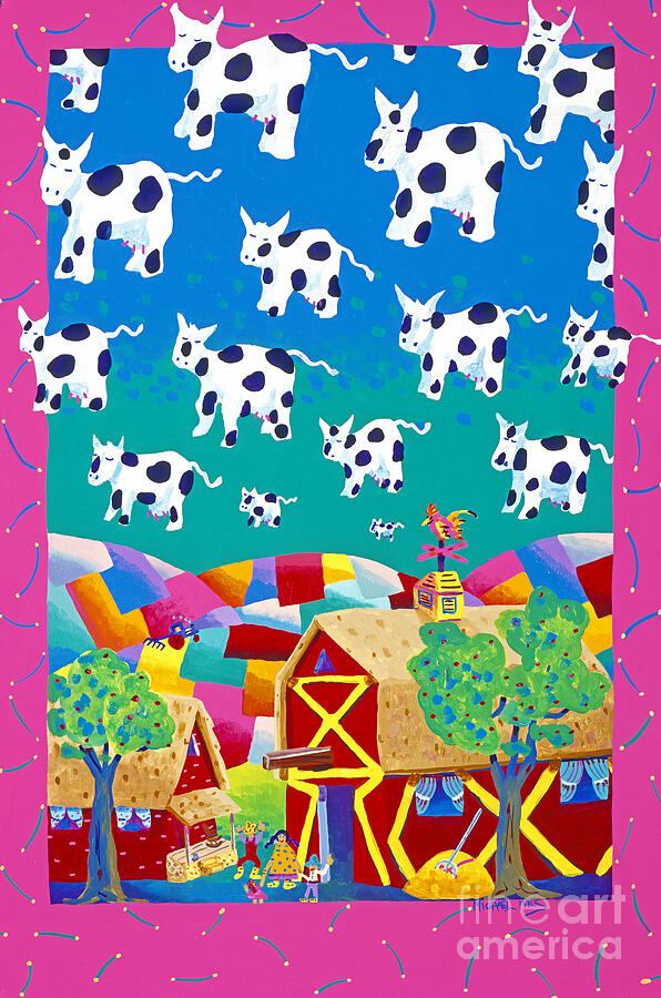 Cow Clouds Digital Art by Michael Ives Cow Clouds Digital Art by Michael Ives