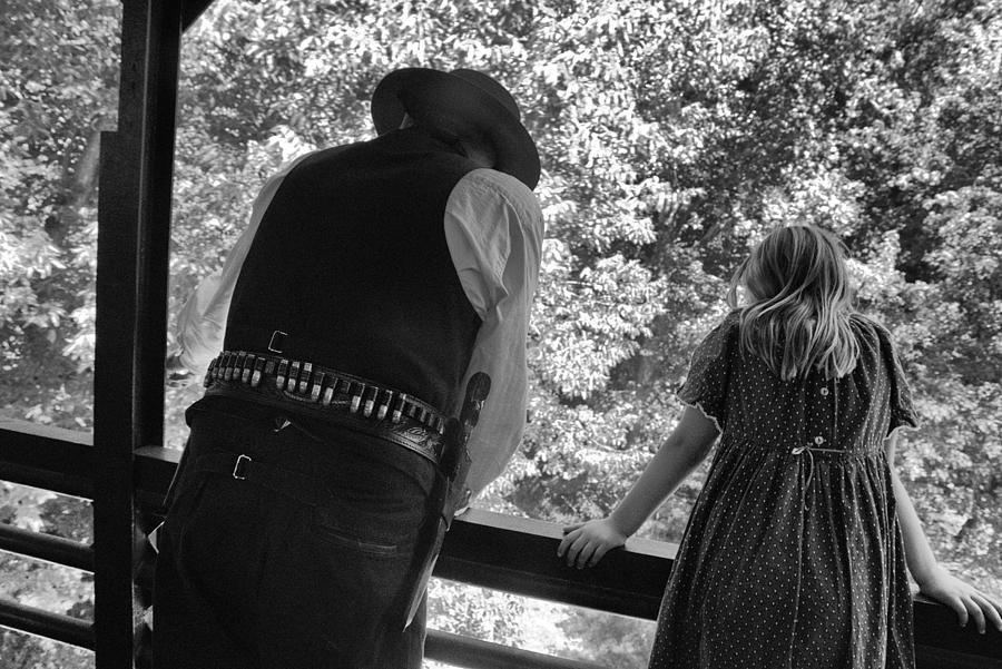 Cowboy And Girl Photograph by James Mayo Pixels