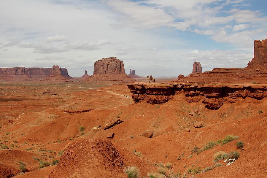 Cowboy at Monument Valley Photograph by Richard Neville - Fine Art America