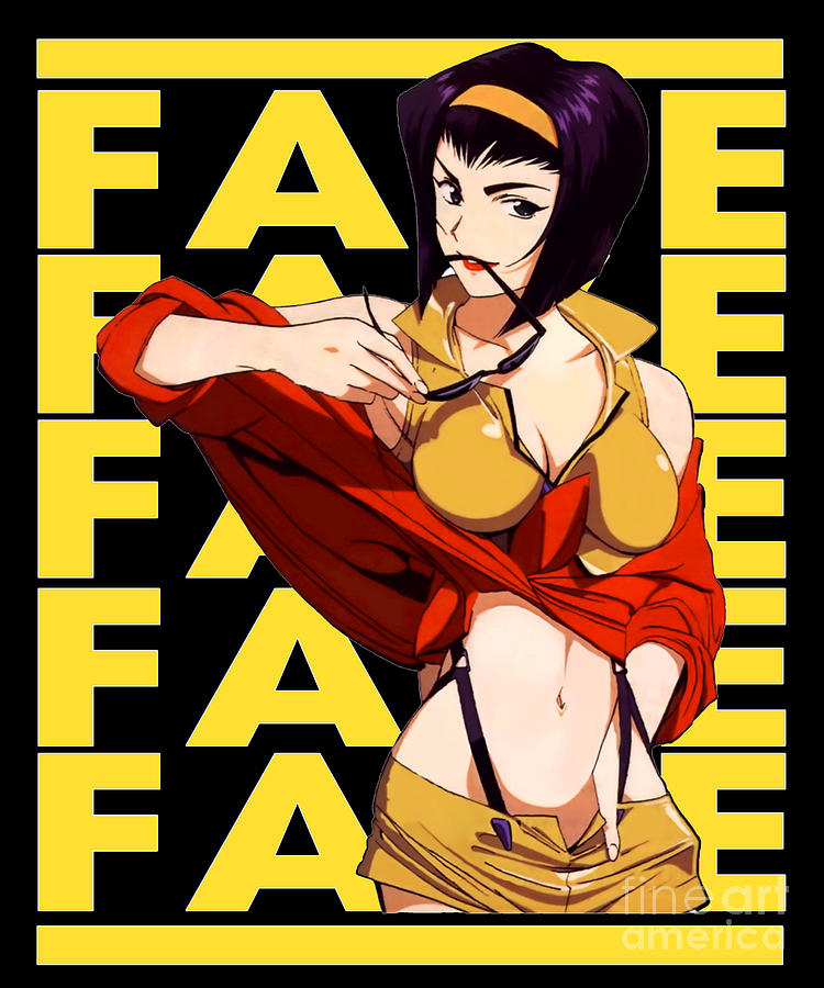 Cowboy Bebop Faye Valentine Name Anime Drawing by Anime Art - Pixels