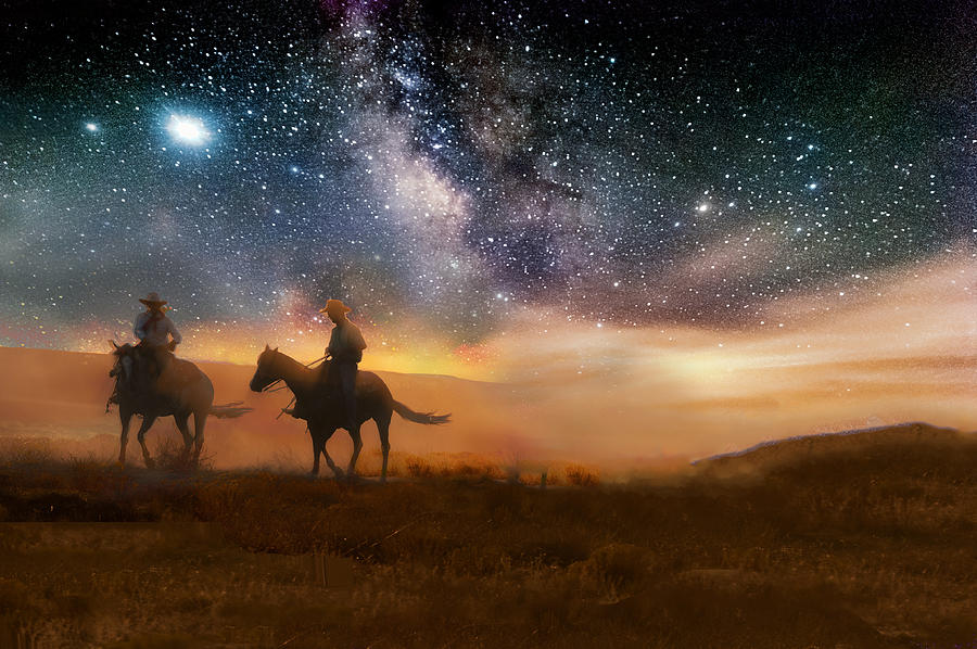 Cowboy Composite Photograph by Randy Whitt - Fine Art America