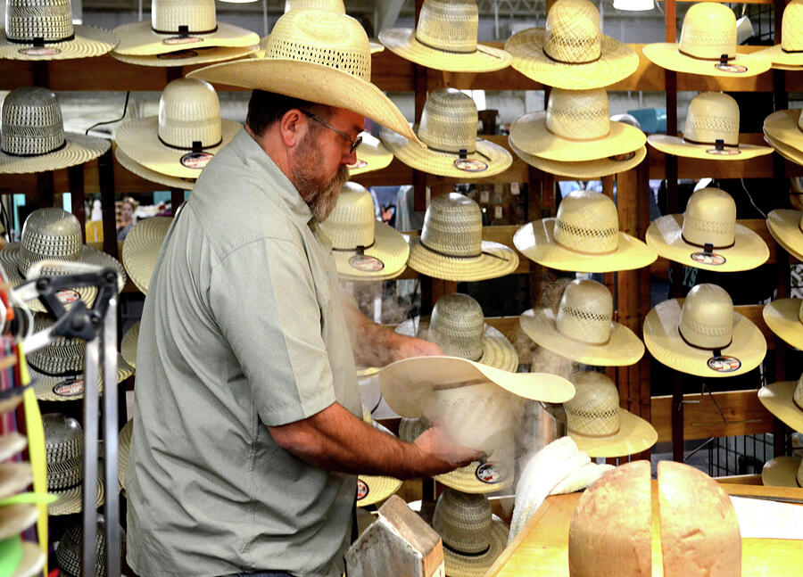 Cowboy Hat Maker Photograph by Stephen Tulcus | Fine Art America