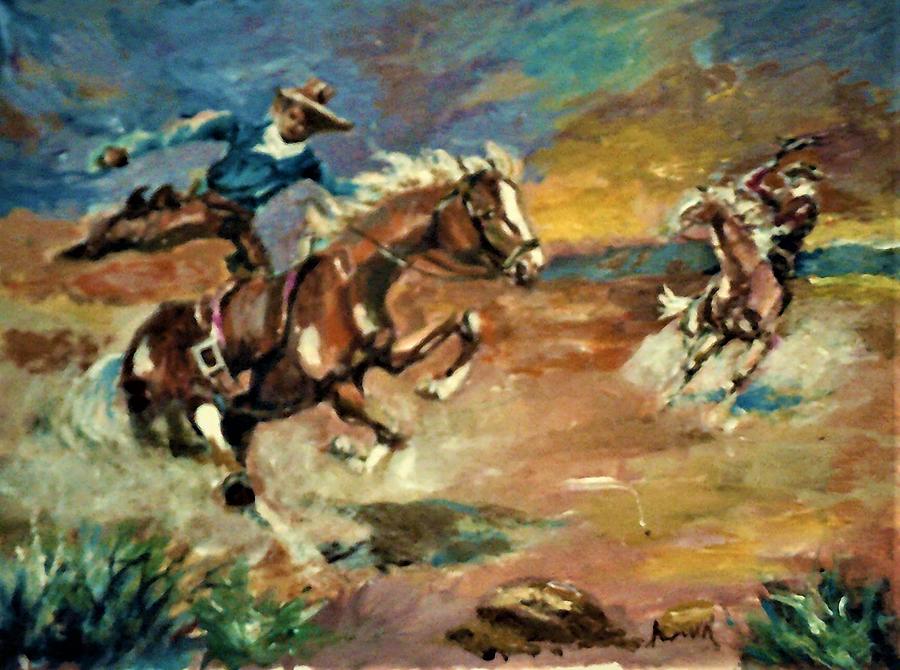 Cowboy Life Painting by Al Brown