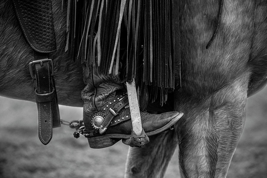 Cowboy Silver Spurs Photograph by JBK Photo Art