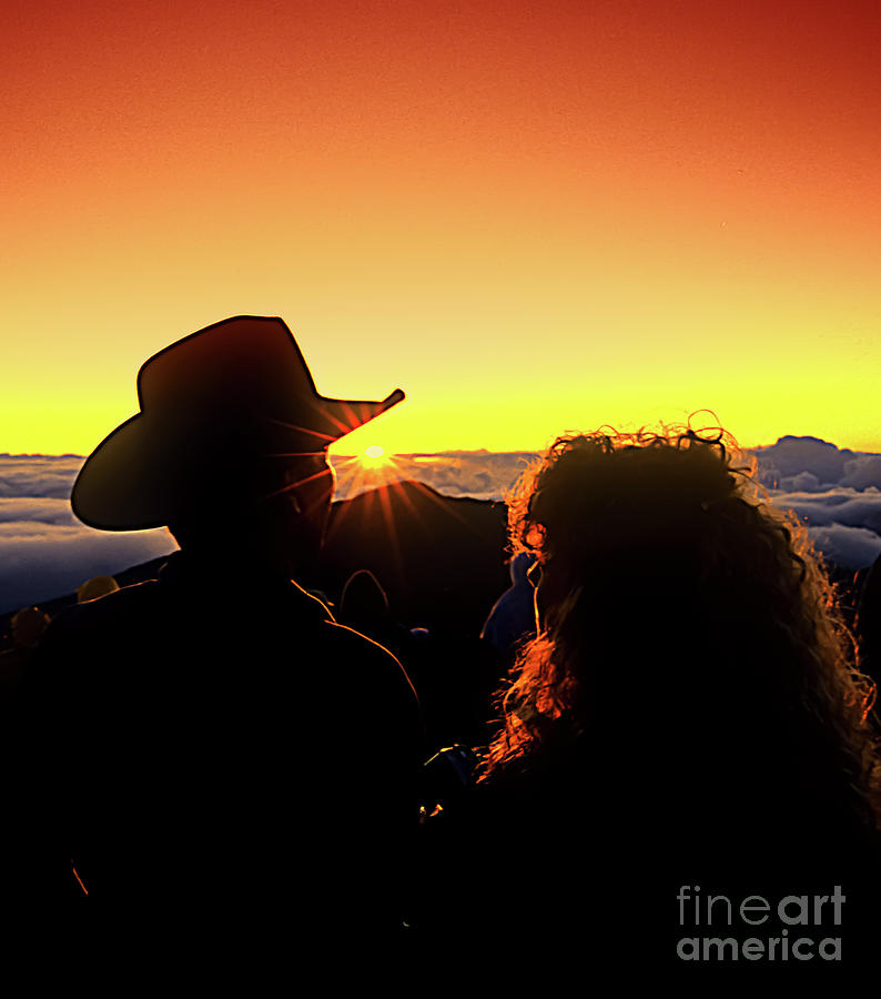 Cowboy Sunrise Photograph by Jim Cazel - Fine Art America