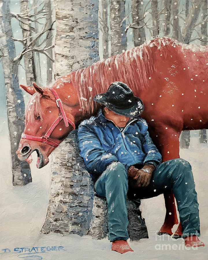 Cowboys Best Friend Painting