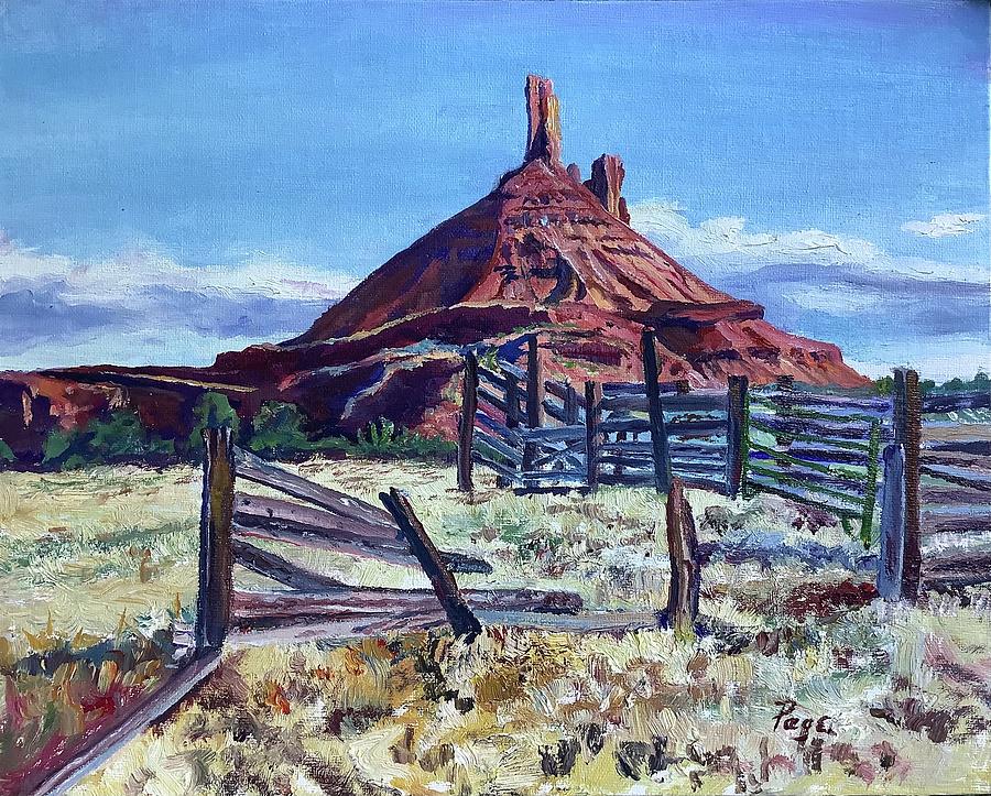 Cowboys Views Painting by Page Holland