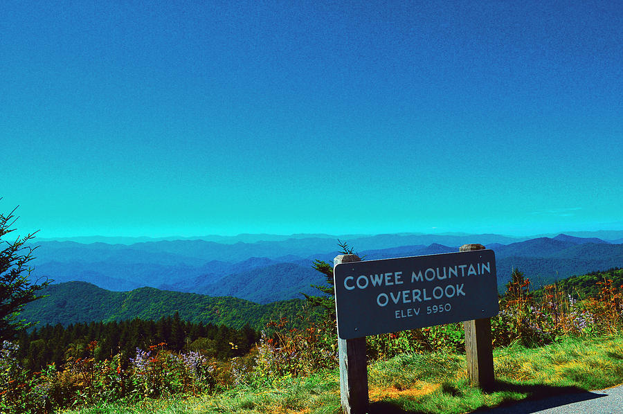 Cowee Mountain Overlook Photograph by Stacie Siemsen