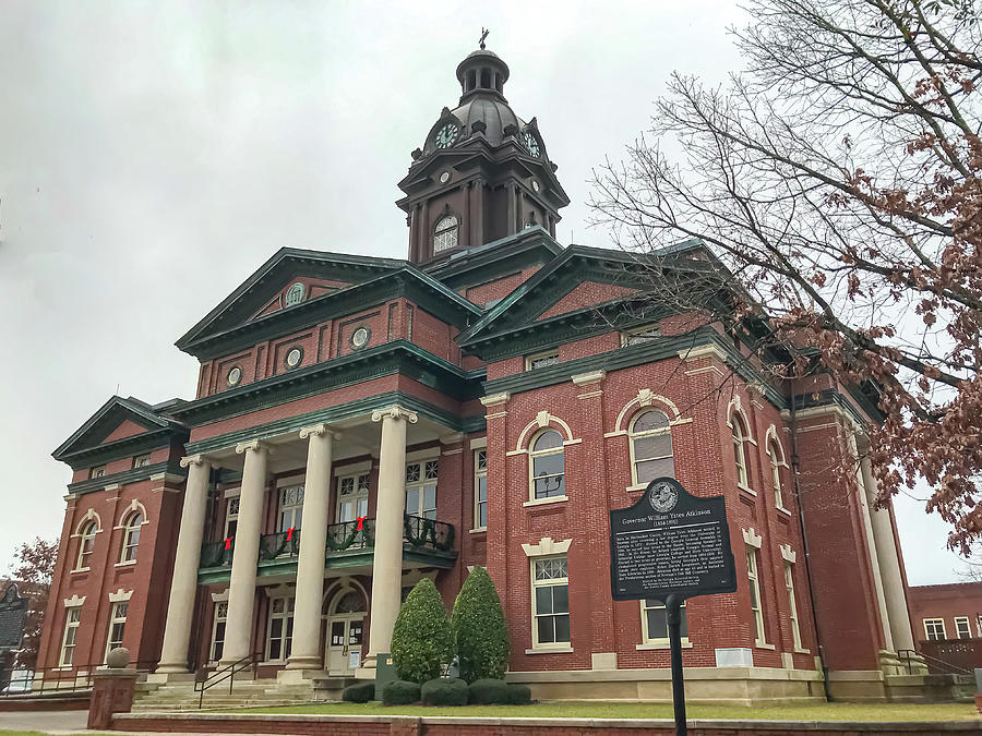 Coweta County Courthouse, Newnan Georgia Digital Art by Matt Richardson ...