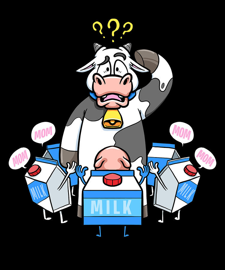 Cowgirl Milk Cartons Call Cow Mom Milk Farmer Cow Digital Art By Colorfulsnow Fine Art America