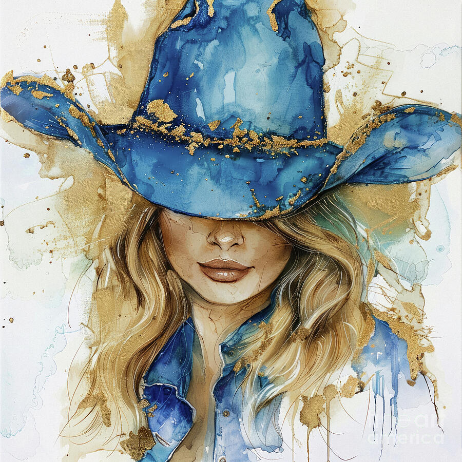 Cowgirl Sparkle 3 Painting