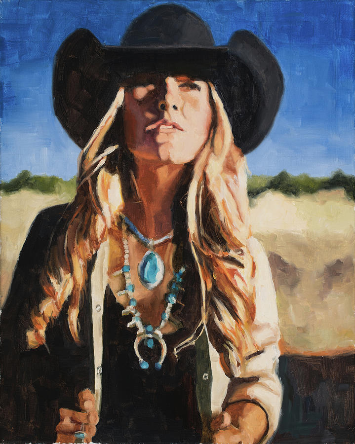 Cowgirls Rule Painting