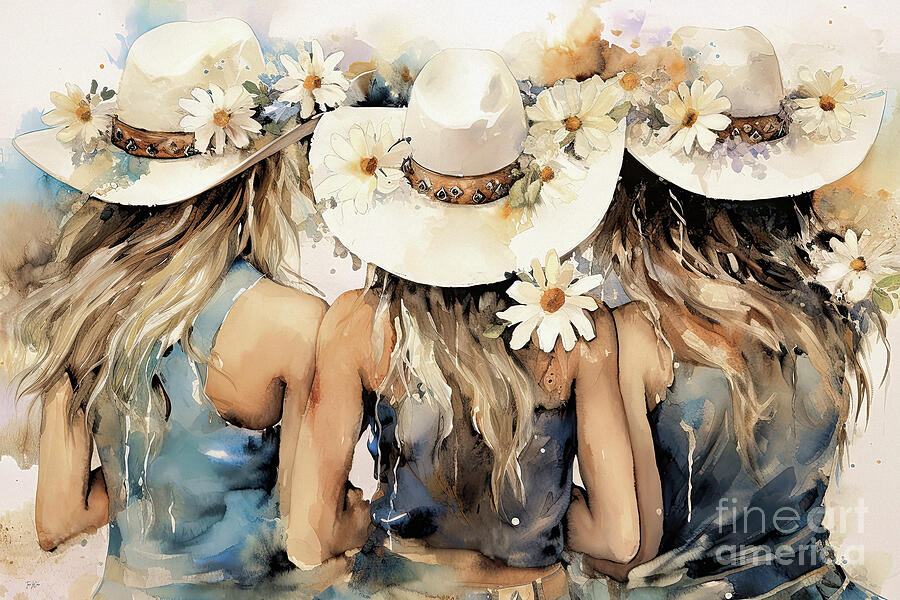 Cowgirls Painting