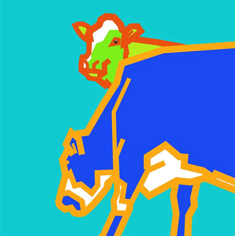 Cows Digital Art by Fatline Graphic Art Cows Digital Art by Fatline Graphic Art