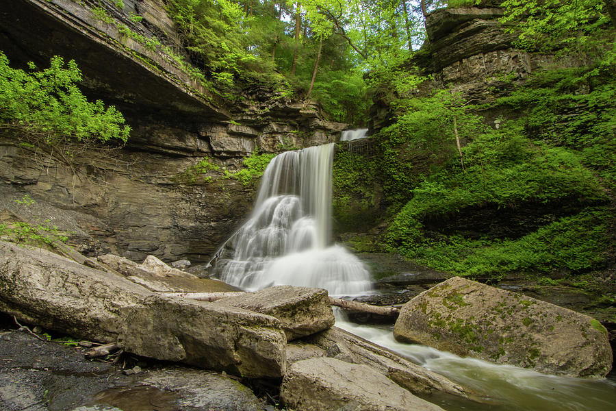 Cowshed Falls in Fillmore Glen State Park Photograph by Daniel Dangler ...