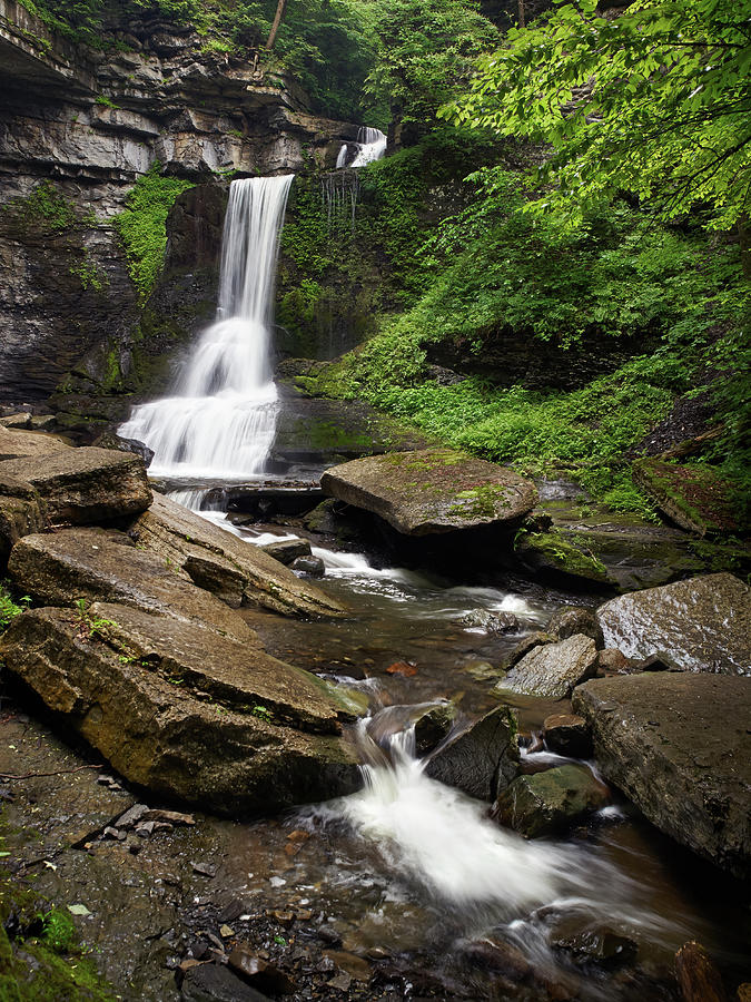 Cowshed Falls in Spring- Fillmore Glen State Park Photograph by Matthew ...