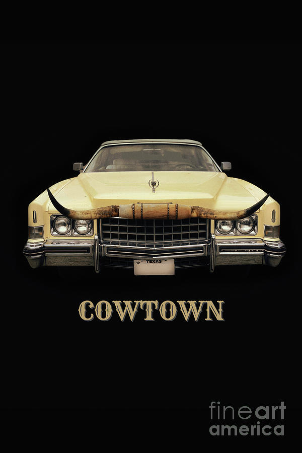 Cowtown car 3 Photograph by Andrea Anderegg