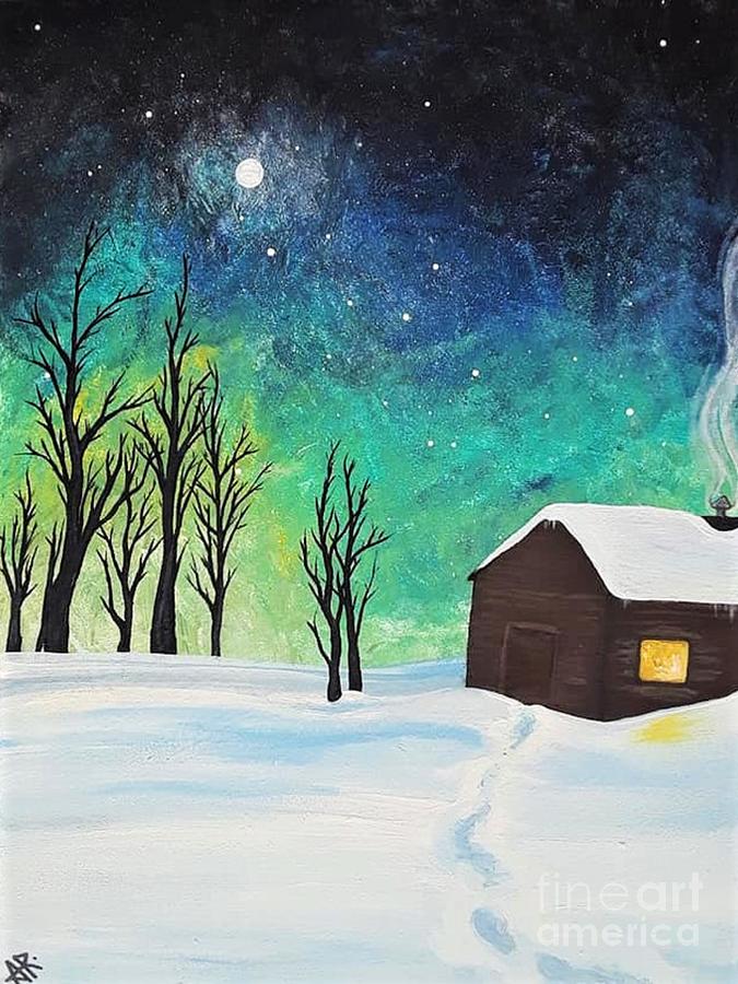 Cozy Painting by April Reilly