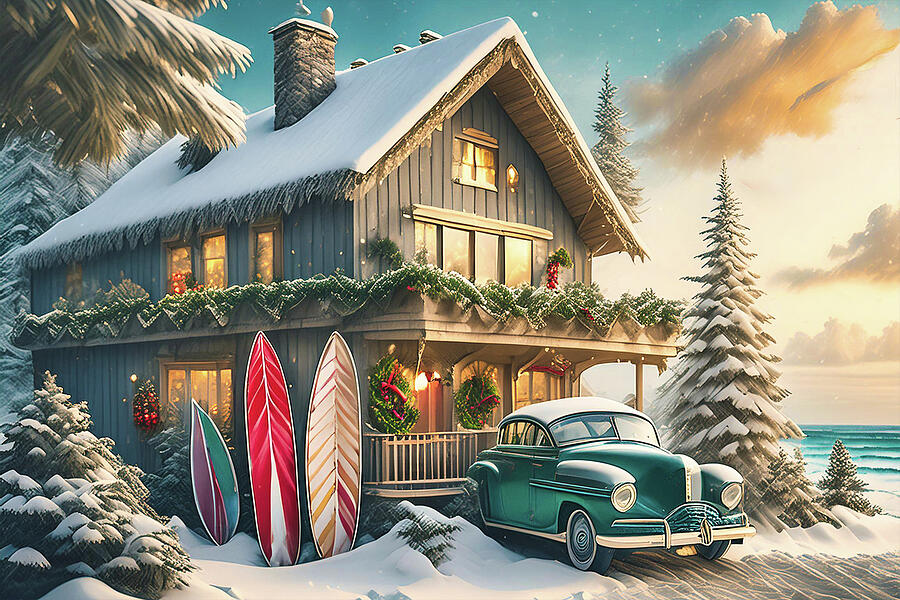 Landscape Photograph - Cozy Christmas Eve by Pete Federico Landscape Photograph - Cozy Christmas Eve by Pete Federico