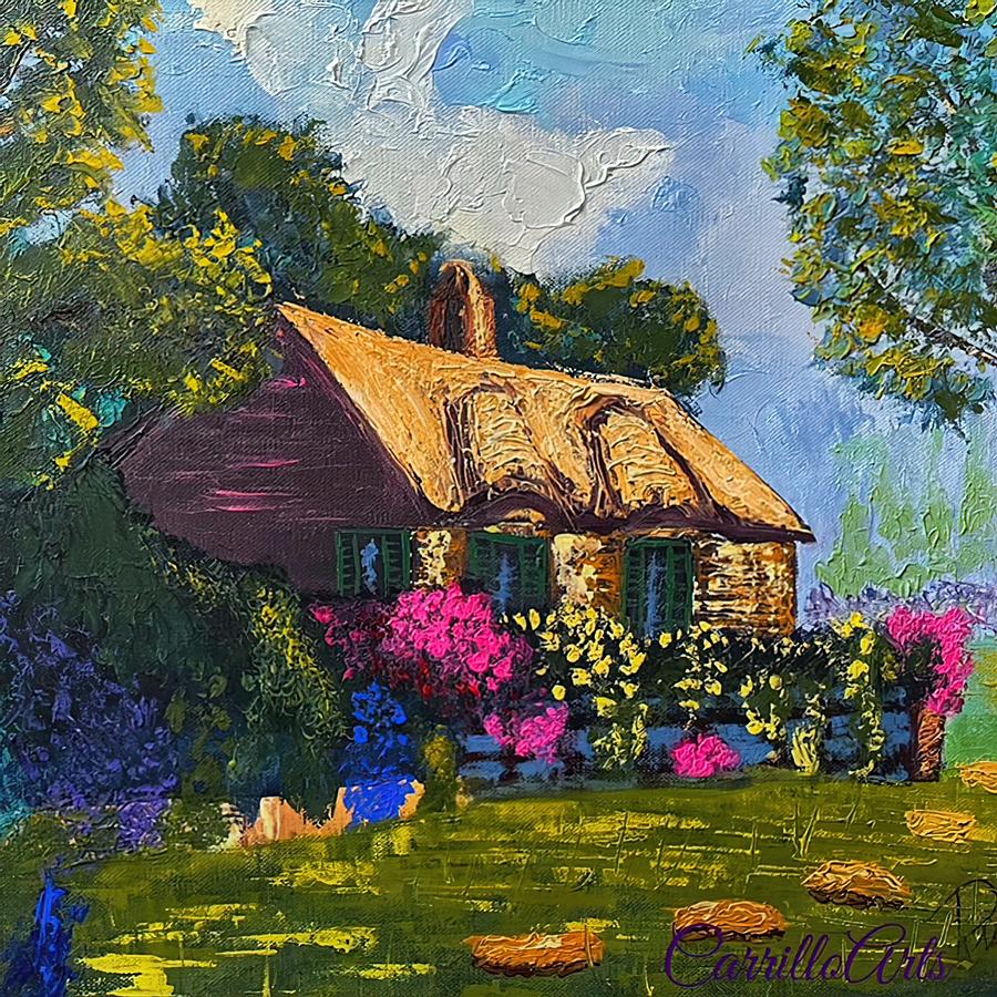 Cozy Cottage Painting by Ruben Carrillo