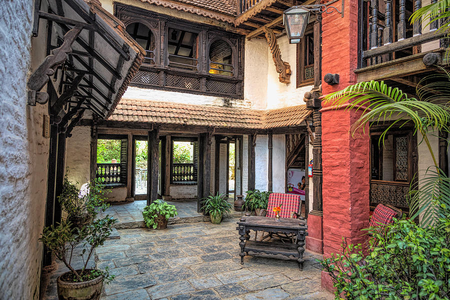 Cozy Courtyard Photograph By Lindley Johnson