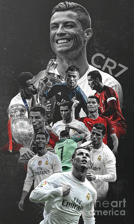 Cr7 poster Digital Art by Mark Francis - Pixels