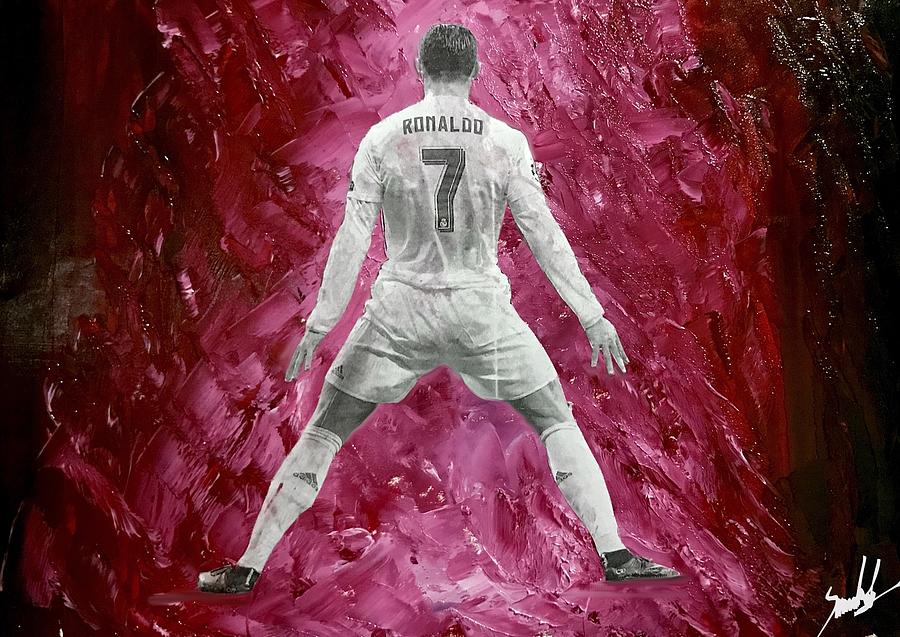 Cr7 Painting By Sushanta Roy Fine Art America