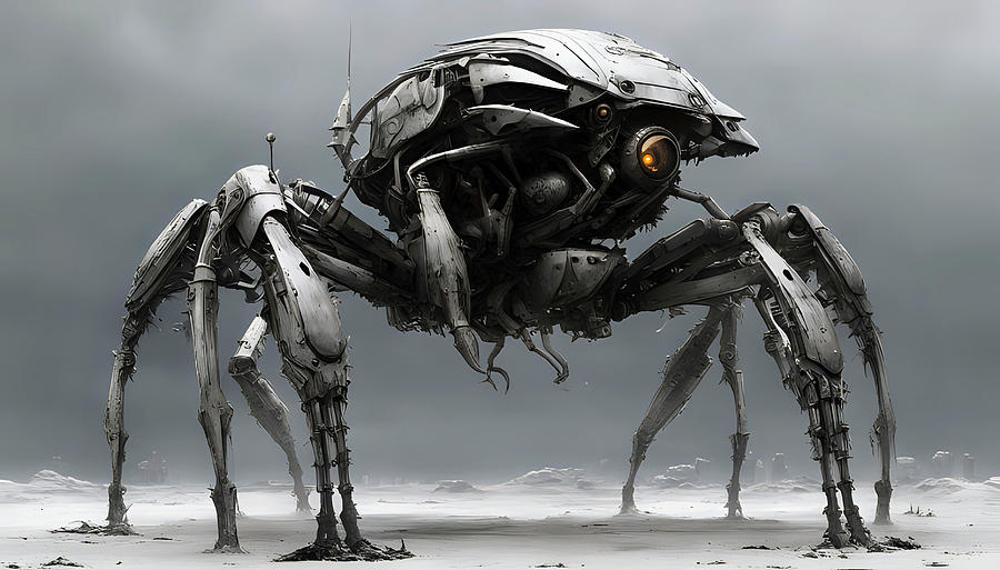 Crab Mech MK109 Digital Art by Tricky Woo - Fine Art America