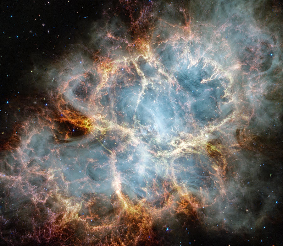 Crab Nebula NIRCam and MIRI JWST Photograph by Adam Romanowicz