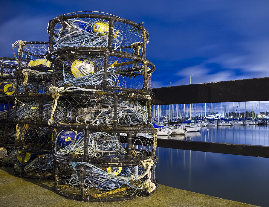 Crab Traps Ready To Go Photograph by Silentfoto