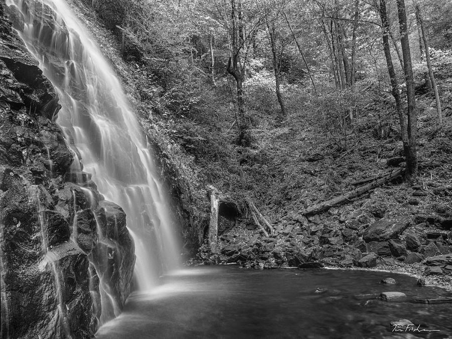 Crabtree Falls, Blue Ridge Parkway, North  Photograph by Tim Fitzharris