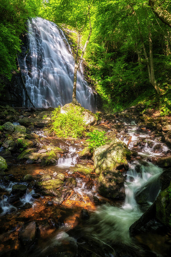 Nature Photograph - Crabtree falls NC by Mark Papke