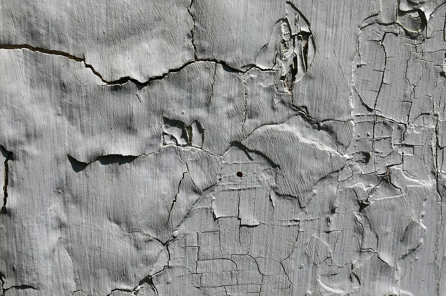 Cracked Paint Macro Texture Photograph by Dan Sproul