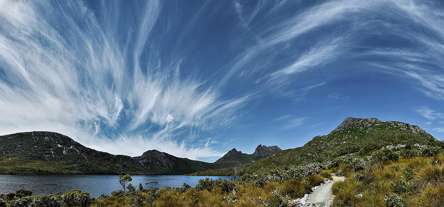 Cradle Mountain panorama Photograph by Andrei SKY