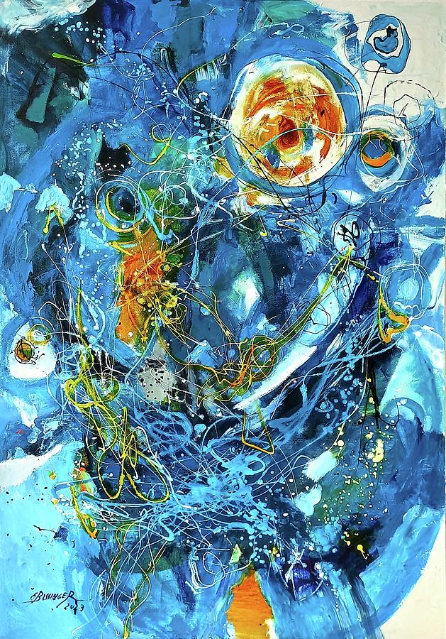 Cradle of the waters Painting by Elena Bissinger