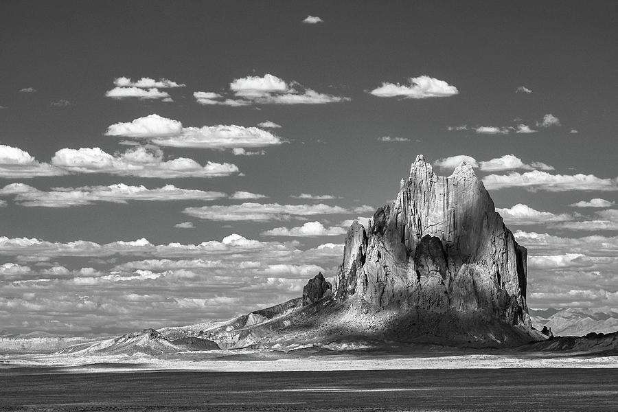 Cradling a Dark Heart - Shiprock, New Mexico Photograph by Alexander Kunz