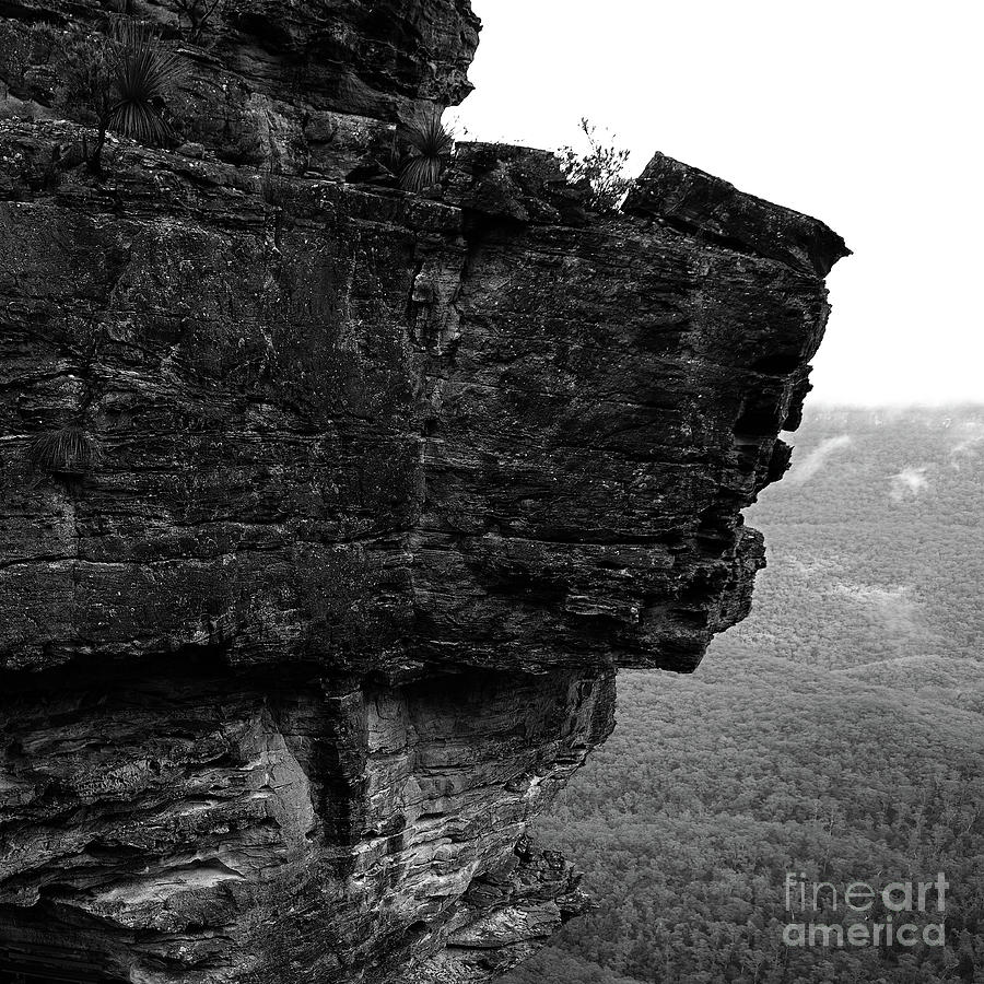 Hill Photograph - Crag 2 by Russell Brown