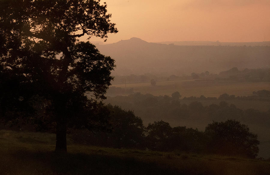 Crag Valley At Dusk Photograph