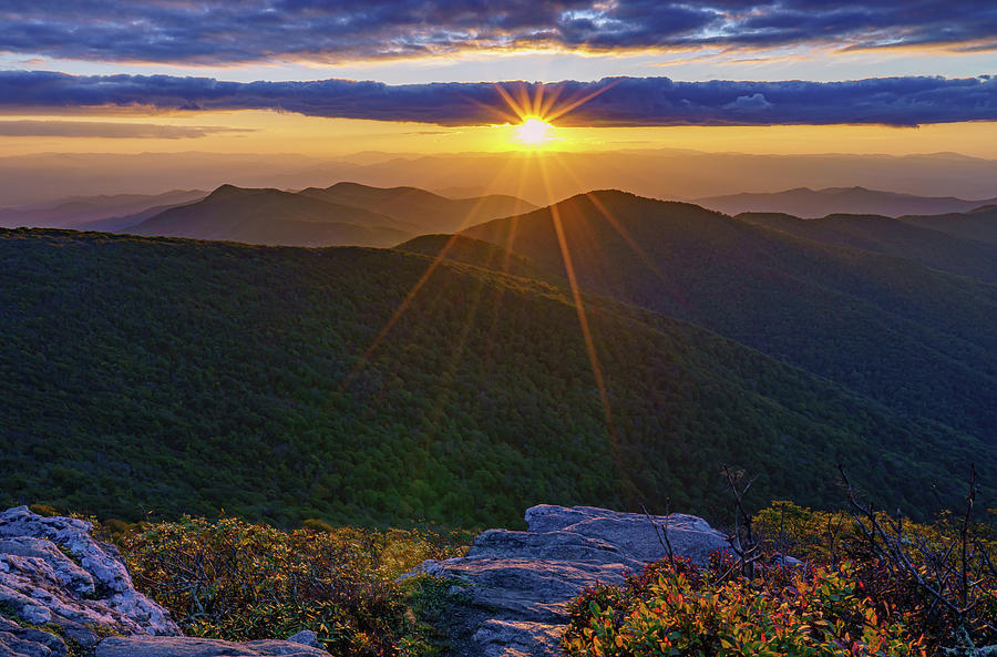 Craggy Mountain North Carolina Sunset 4 by McClean Photography Craggy Mountain North Carolina Sunset 4 by McClean Photography
