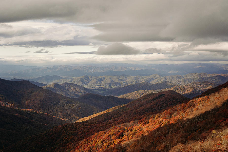 Craggy Mountains in Fall Photograph by Joni Eskridge