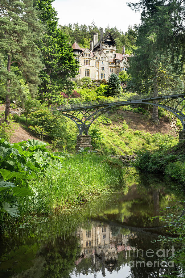 Cragside house above Debden Burn Photograph by Bryan Attewell
