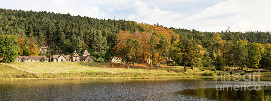 Cragside Panoramic View Photograph by Bryan Attewell