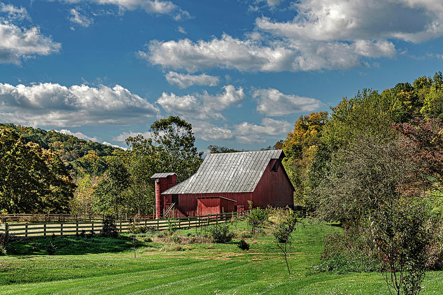 Craig County red Barn Photograph by Bob Bell