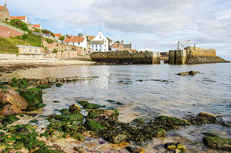 Crail Harbour Beach Fife Photograph by Gerry Greer