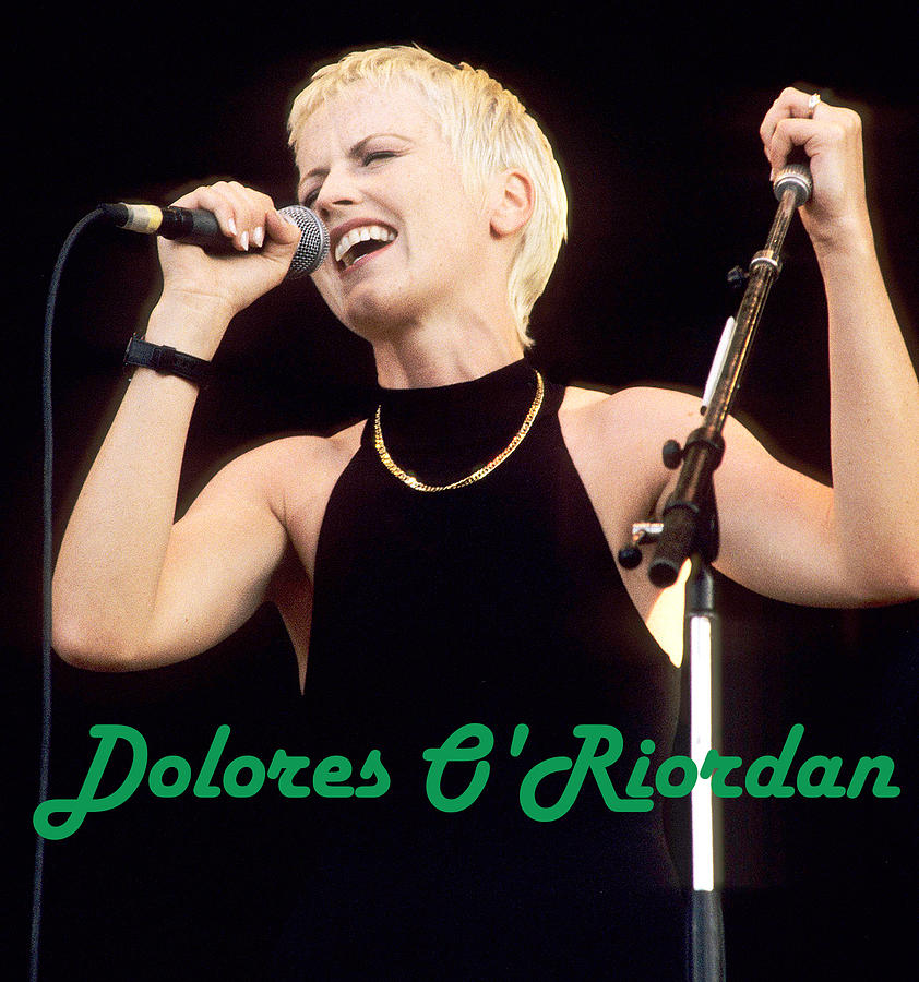 Dolores O'Riordan. Zombie Lyrics | Framed Art Print