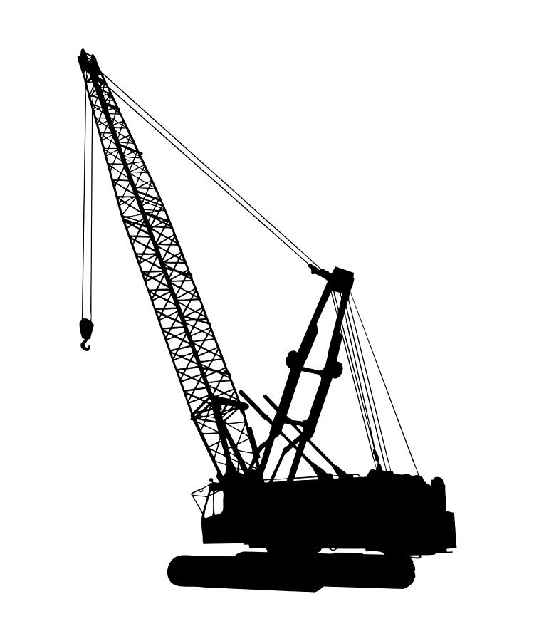 Crane Contruction Digital Art by Ripa Doyoung - Fine Art America