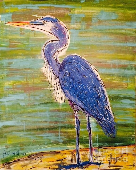 Crane Painting by Shelia Walker - Fine Art America